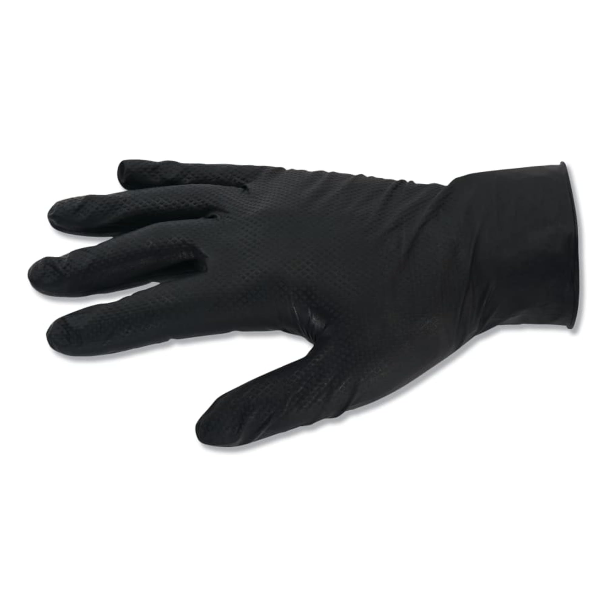 Kleenguard Kraken Grip Fully Textured Black Nitrile Gloves (49278